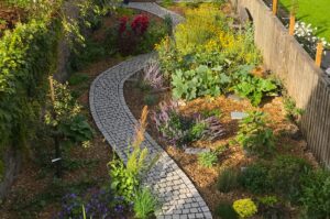 Garden 6 months on detail