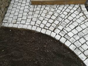 Serpentine cobbled path section #1